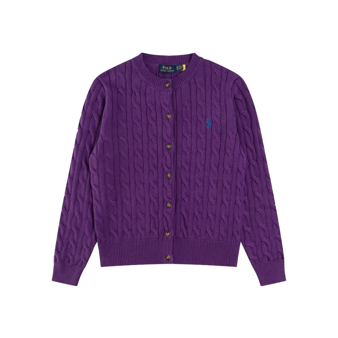 P230 #R93 RALPH LAUREN Ralph Lauren twelve colors classic small label embroidery logo seven-button knitted cable cardigan sweater women's top, high-density LOGO embroidery on the chest, original customization of tag accessories. Made of pure cotton yarn, pure cotton is skin-friendly and comfortable, small label war horse embroidered twist button cardigan sweater 🐎 high quality, follow the blogger to learn how to wear it! Let’s buy a Ralph Lauren cable sweater. It’s a super hard-to-find series after it became popular. It’s hard to find one on the official website. It’s simple and practical to wear, with a lazy and loose feel. The thickened fabric has more texture, feels soft and delicate, and has a loose fit. Whether worn alone or layered, you can wear different styles of fashion with just one piece!   Size: